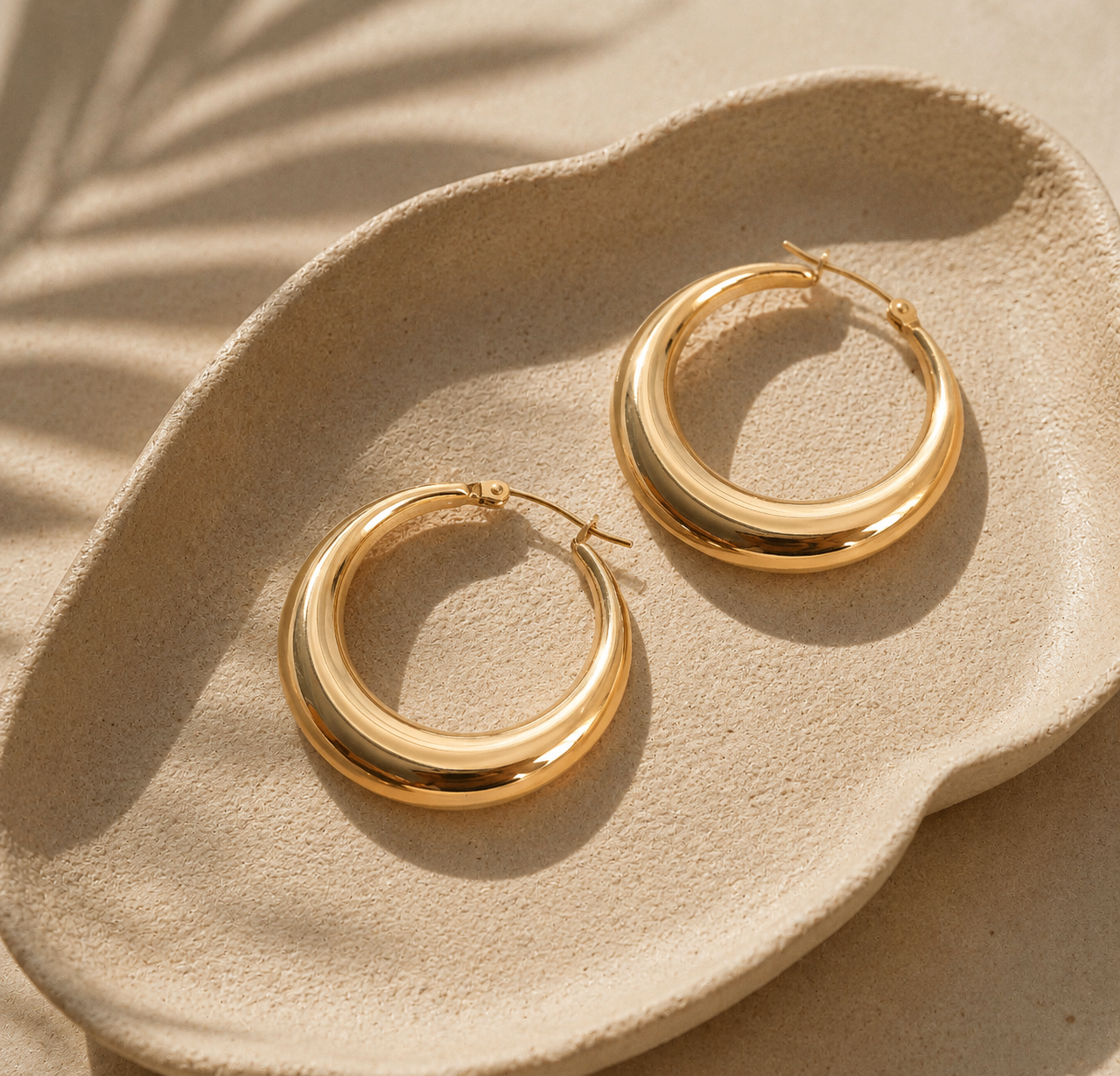 Selene Large Hoops