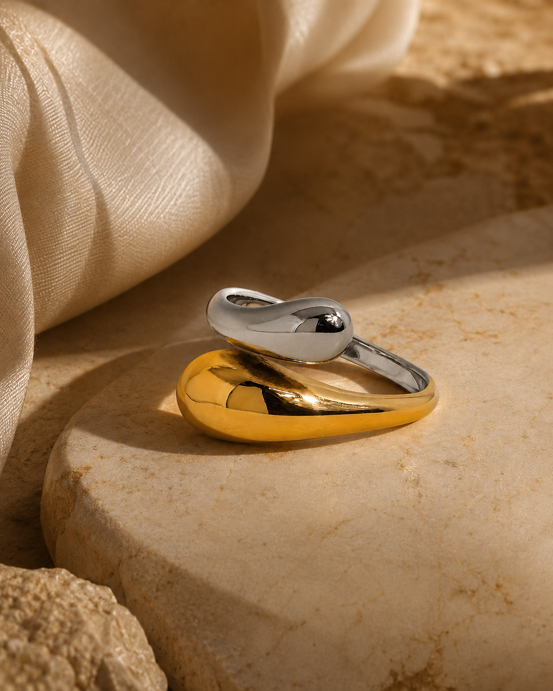 The Nile Open Twist Ring